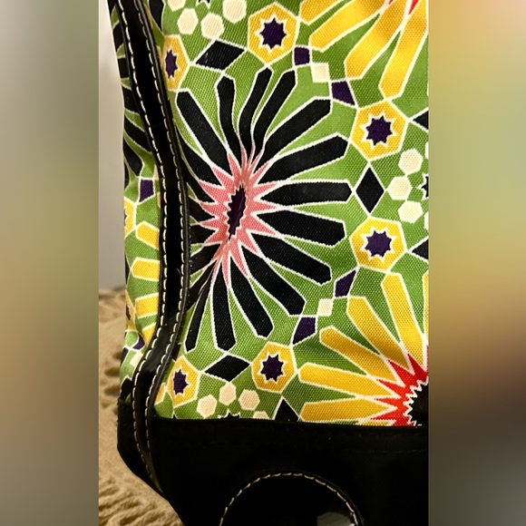Franco Sarto Vibrant Floral Tote - Black, Yellow, Green *NWOT - Picture 8 of 16